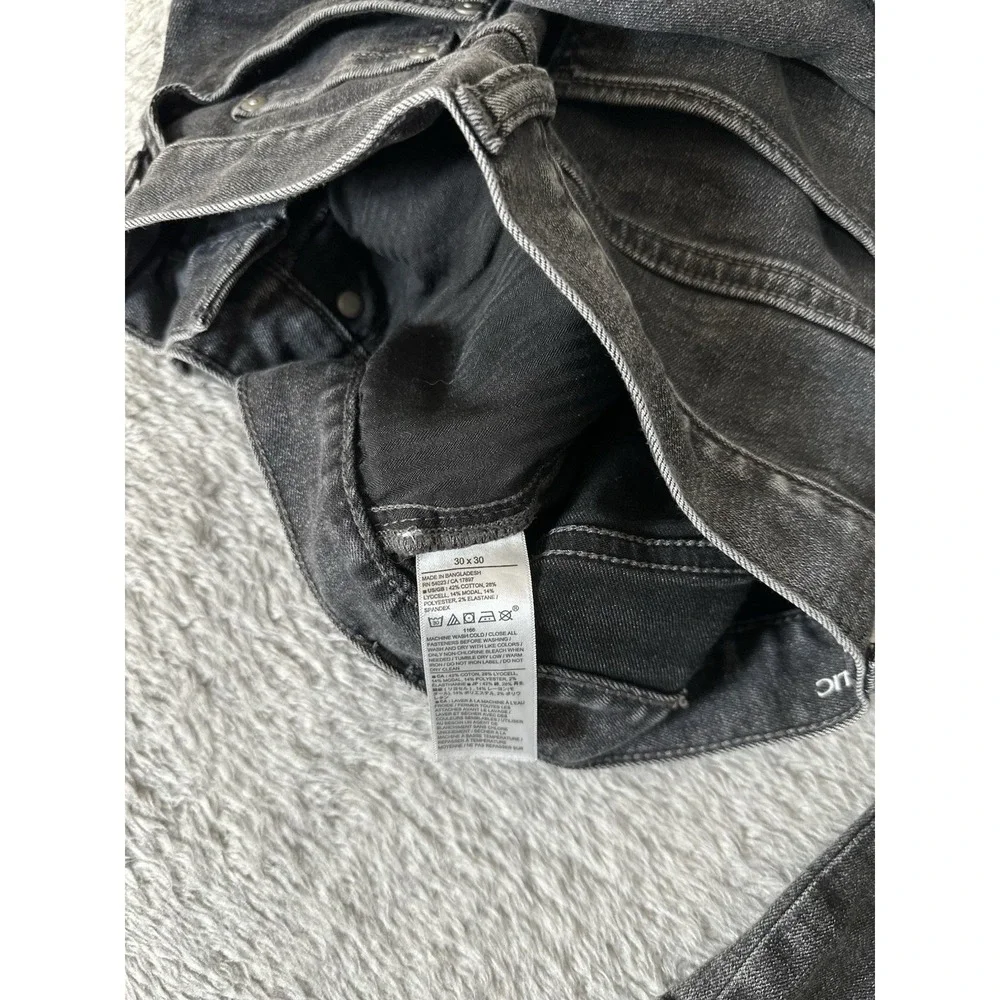 Banana Republic Travel Jeans Men's Black Slim‎ Fit Size 30x30 Act (30x29) Pants